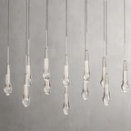 Soltaire Linear Modern Chandelier 37"W - fovolighting