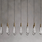 Soltaire Linear Modern Chandelier 37"W - fovolighting