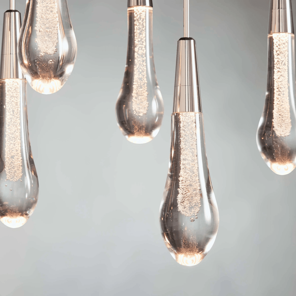 Soltaire Linear Modern Chandelier 37"W - fovolighting