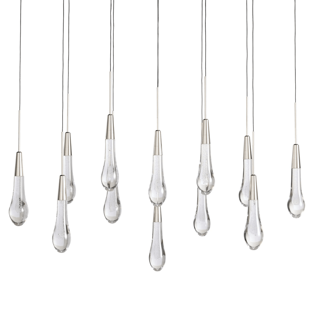 Soltaire Linear Modern Chandelier 37"W - fovolighting