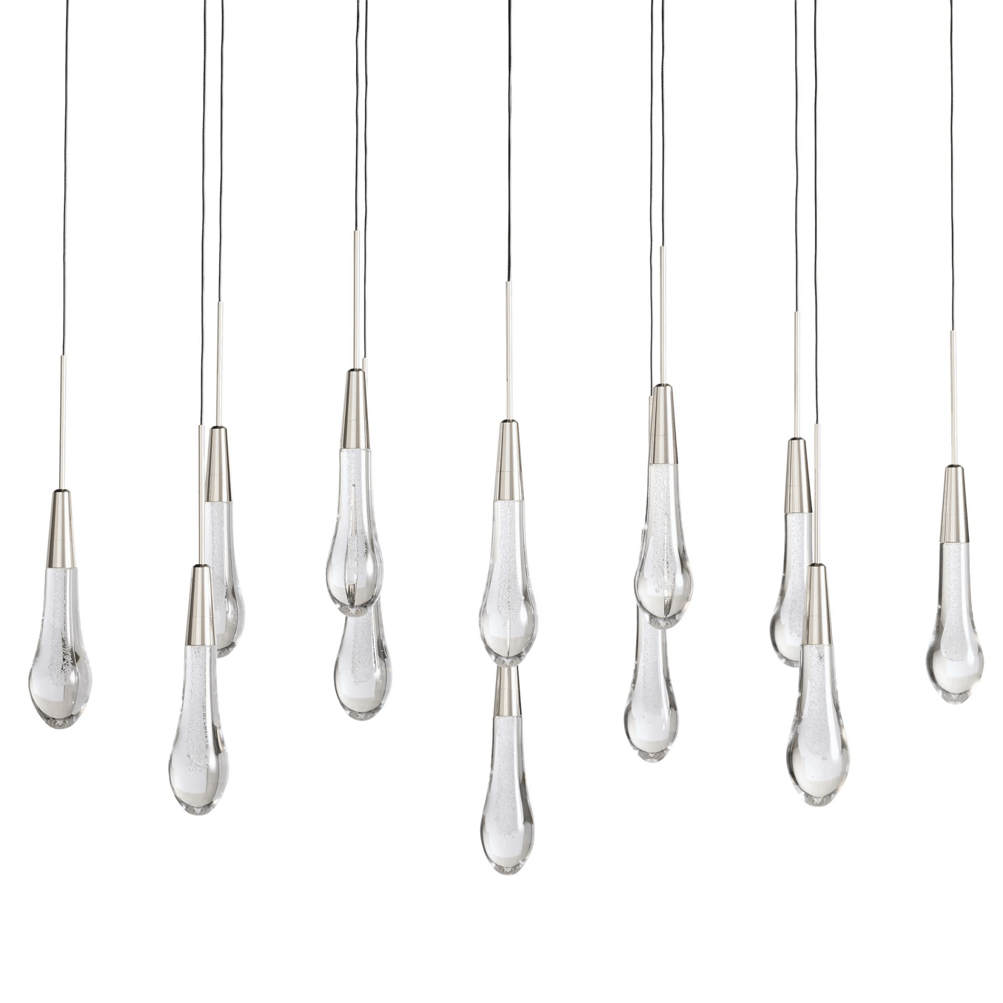 Soltaire Linear Modern Chandelier 37"W - fovolighting