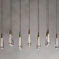 Soltaire Linear Modern Chandelier 37"W - fovolighting