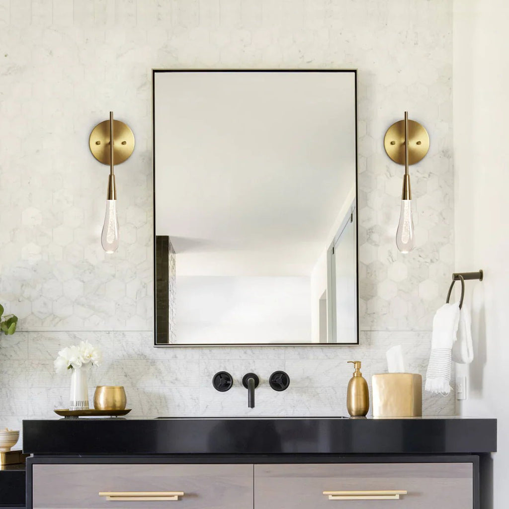 Soltaire Modern Wall Sconce 5"W - fovolighting