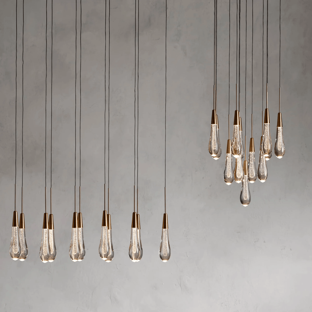 Soltaire Round Chandelier 17" 24" 36“ 58“ - fovolighting