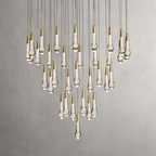 Soltaire Round Chandelier 17" 24" 36“ 58“ - fovolighting