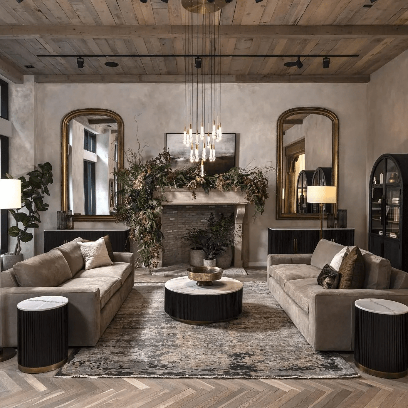 Soltaire Round Chandelier 17" 24" 36“ 58“ - fovolighting