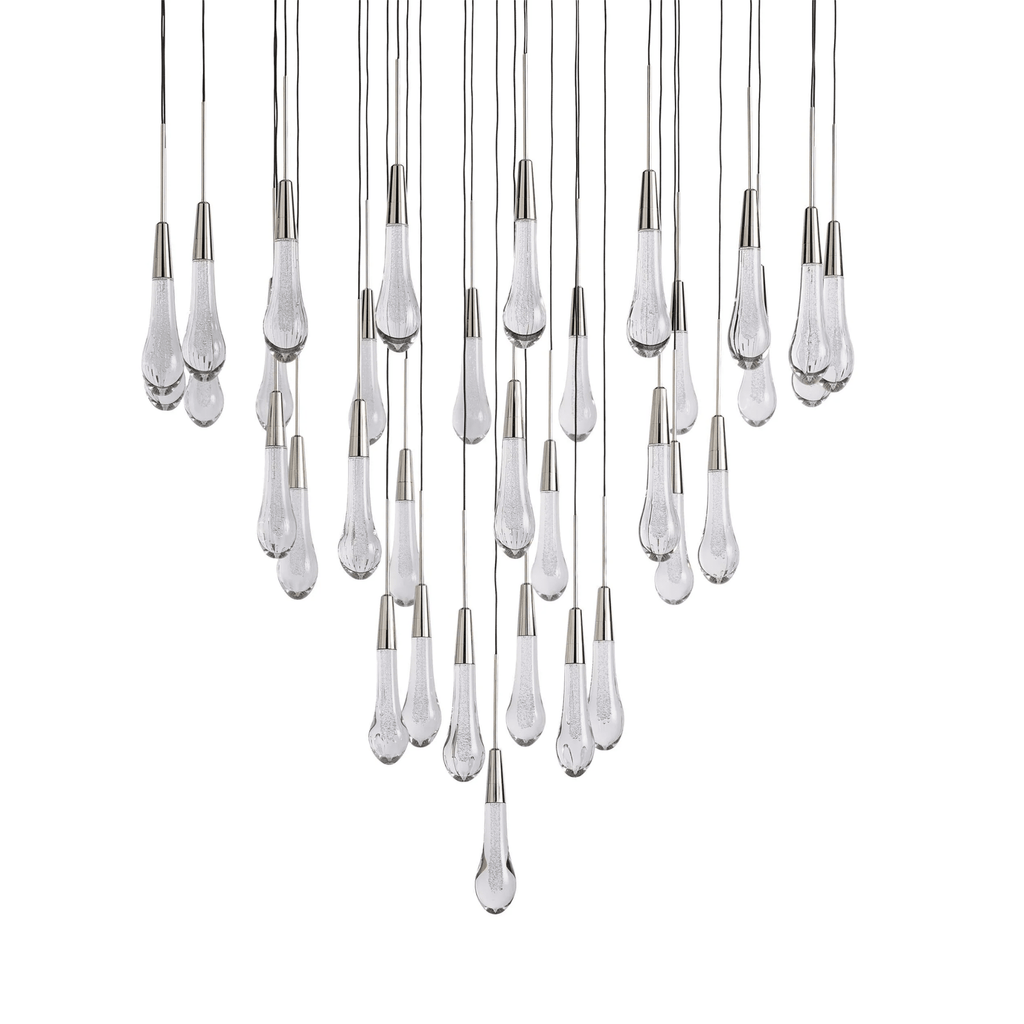 Soltaire Round Chandelier 17" 24" 36“ 58“ - fovolighting