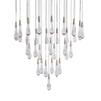 Soltaire Round Chandelier 17" 24" 36“ 58“ - fovolighting