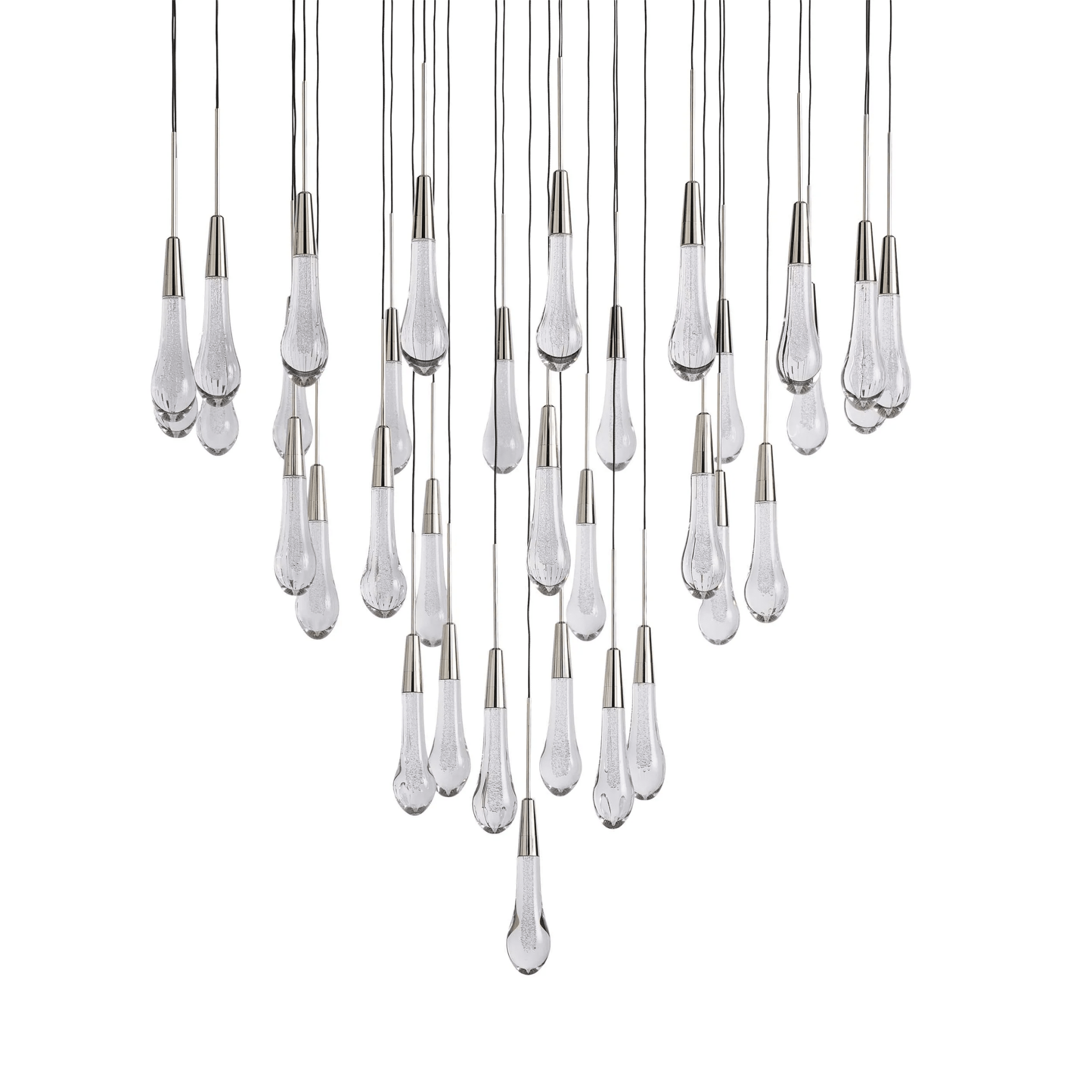 Soltaire Round Chandelier 17" 24" 36“ 58“ - fovolighting