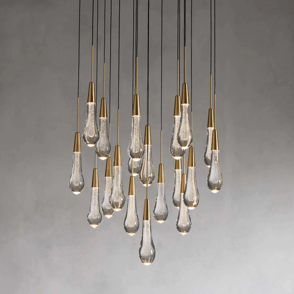 Soltaire Round Chandelier 17" 24" 36“ 58“ - fovolighting