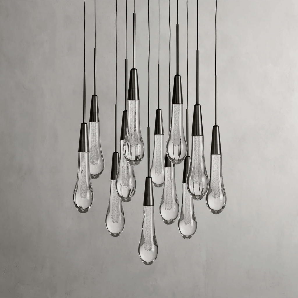 Soltaire Round Chandelier 17" 24" 36“ 58“ - fovolighting