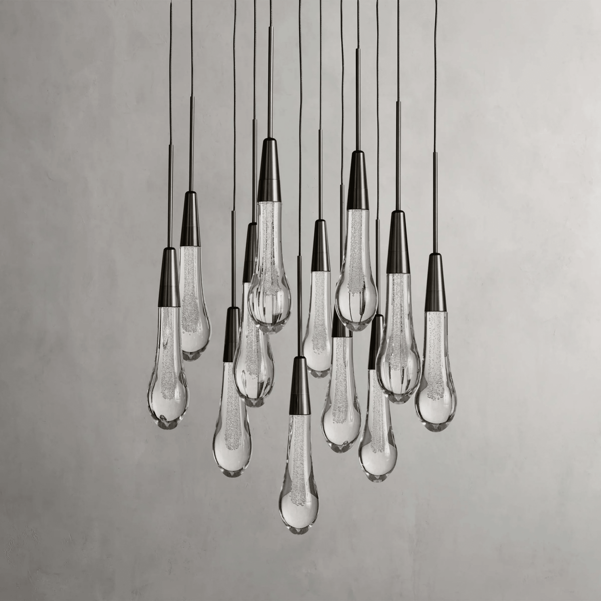 Soltaire Round Chandelier 17" 24" 36“ 58“ - fovolighting