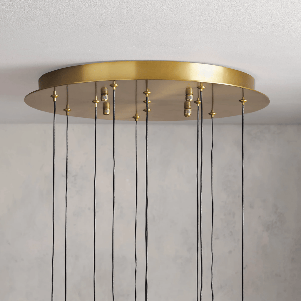 Soltaire Round Chandelier 17" 24" 36“ 58“ - fovolighting
