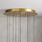 Soltaire Round Chandelier 17" 24" 36“ 58“ - fovolighting