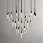 Soltaire Round Chandelier 17" 24" 36“ 58“ - fovolighting