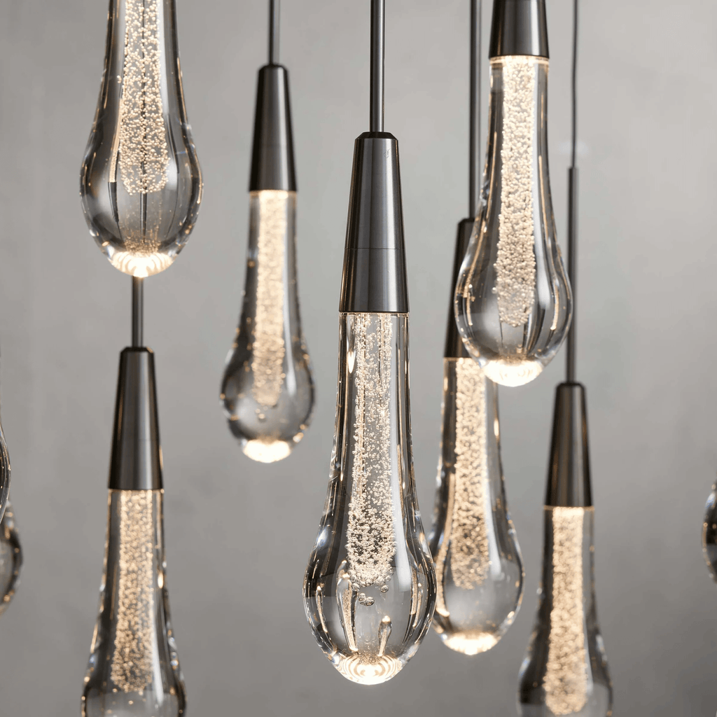 Soltaire Round Chandelier 17" 24" 36“ 58“ - fovolighting