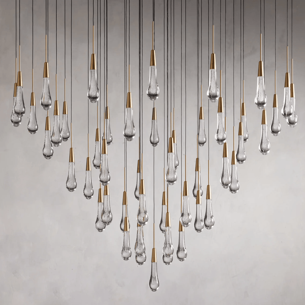 Soltaire Round Chandelier 17" 24" 36“ 58“ - fovolighting