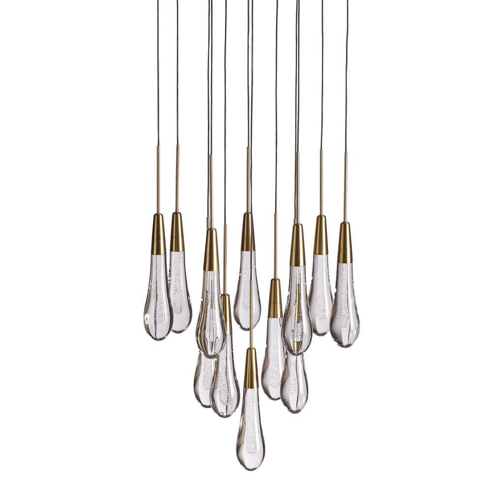 Soltaire Round Chandelier 17" 24" 36“ 58“ - fovolighting