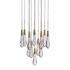 Soltaire Round Chandelier 17" 24" 36“ 58“ - fovolighting