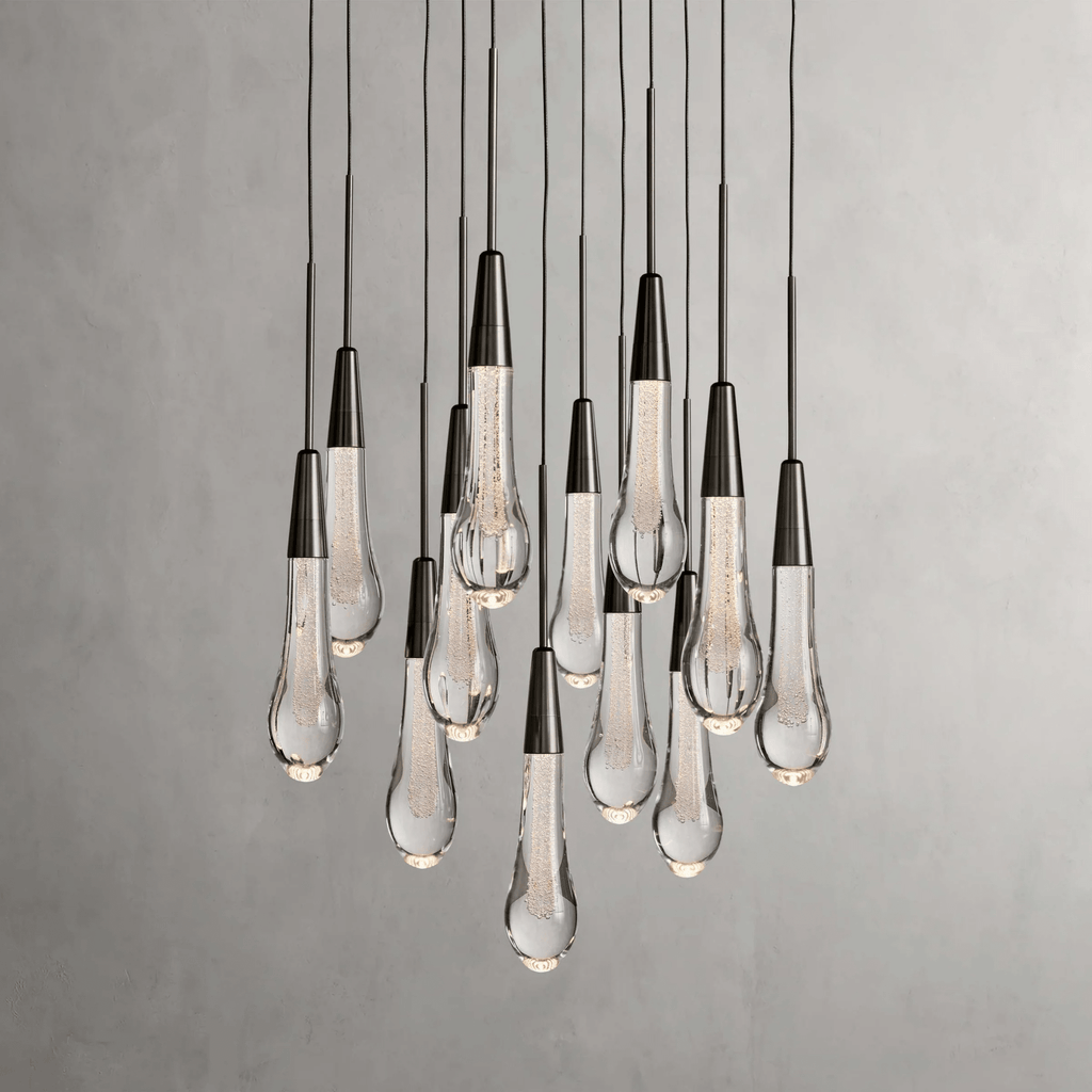 Soltaire Round Chandelier 17" 24" 36“ 58“ - fovolighting