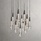 Soltaire Round Chandelier 17" 24" 36“ 58“ - fovolighting