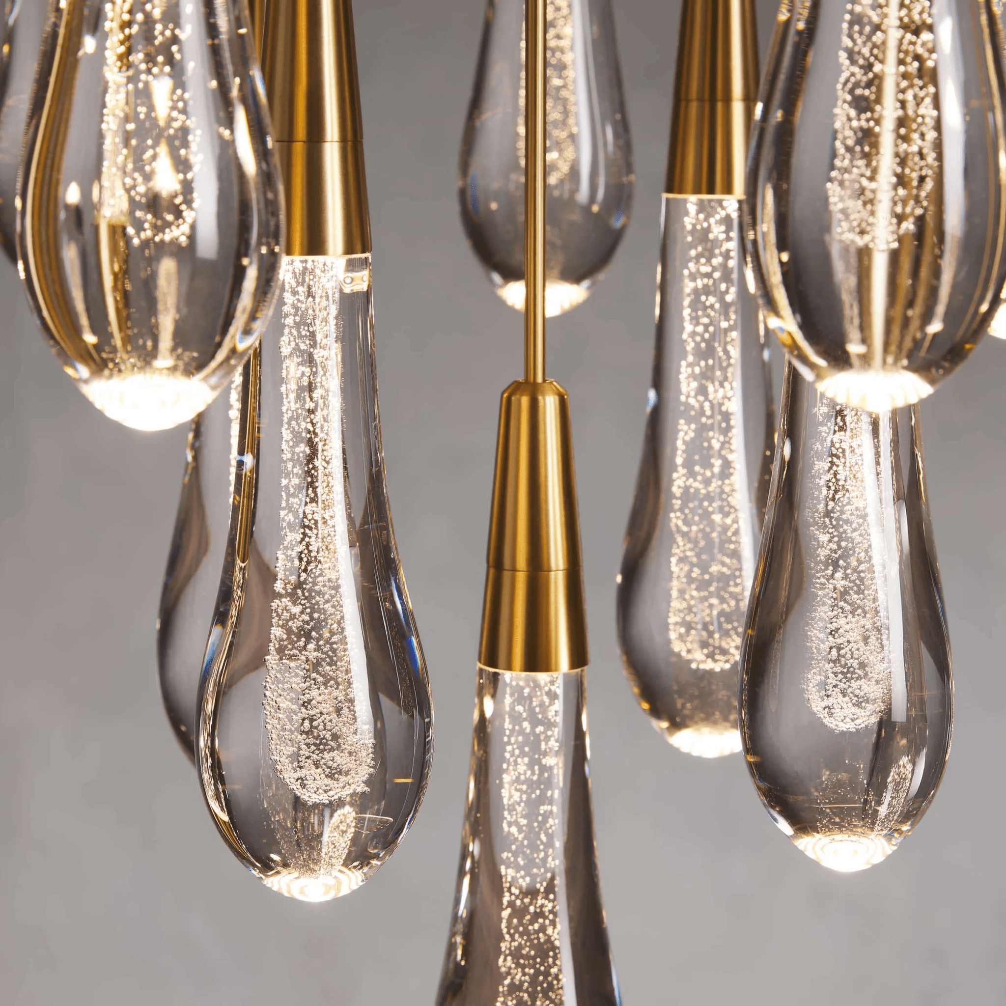 Soltaire Round Chandelier 17" 24" 36“ 58“ - fovolighting