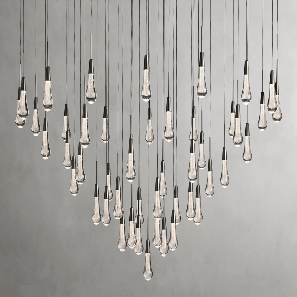 Soltaire Round Chandelier 17" 24" 36“ 58“ - fovolighting