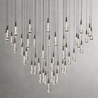Soltaire Round Chandelier 17" 24" 36“ 58“ - fovolighting
