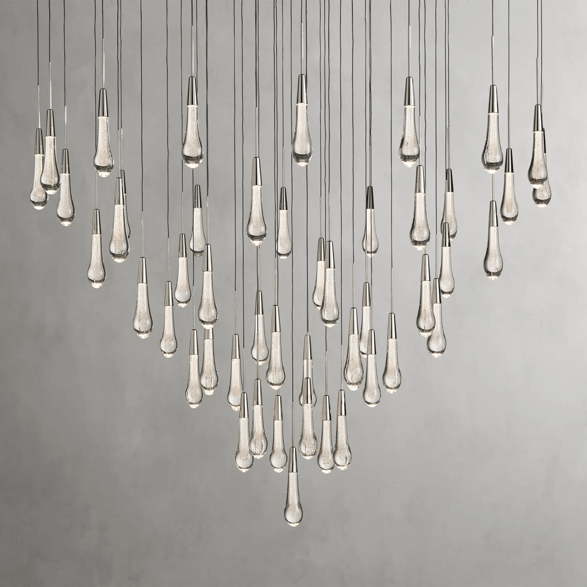Soltaire Round Chandelier 17" 24" 36“ 58“ - fovolighting