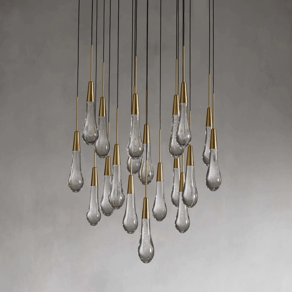 Soltaire Round Chandelier 17" 24" 36“ 58“ - fovolighting