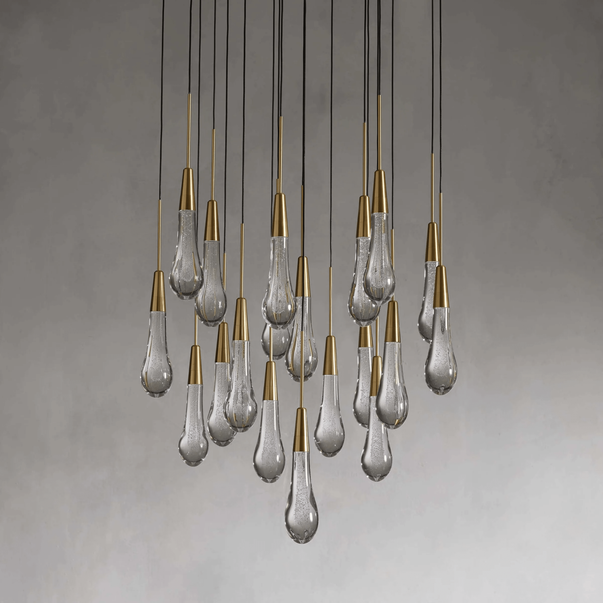 Soltaire Round Chandelier 17" 24" 36“ 58“ - fovolighting