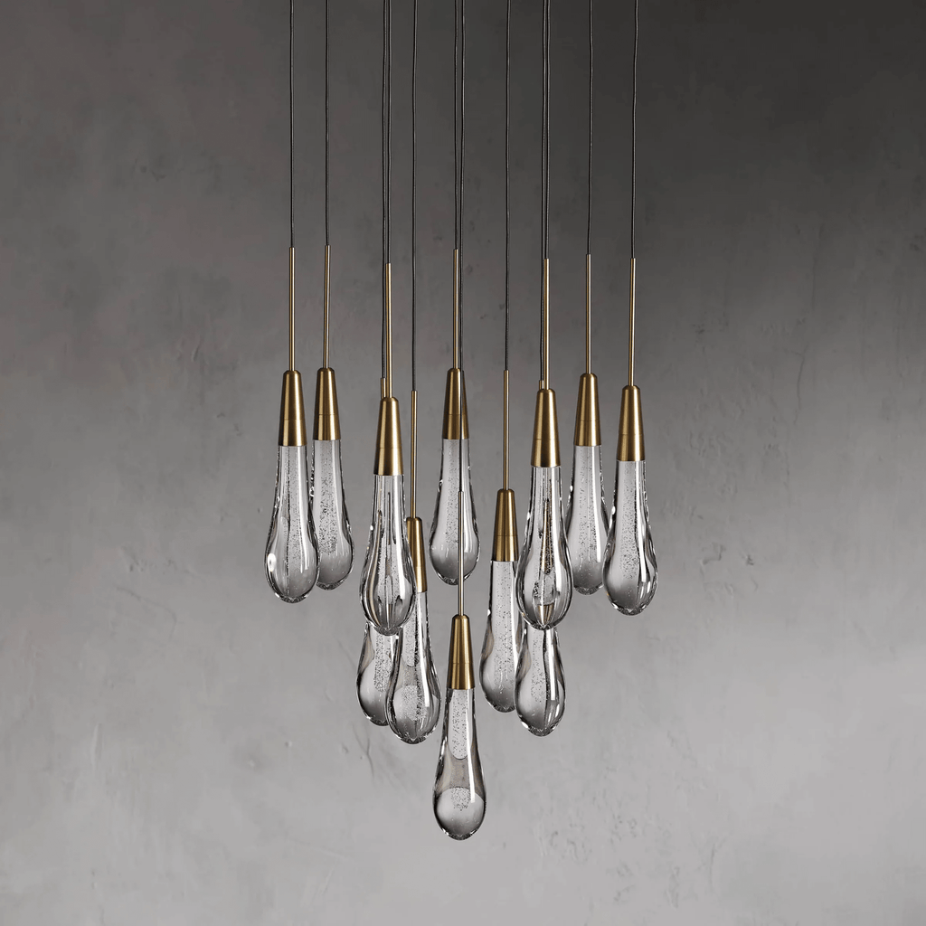 Soltaire Round Chandelier 17" 24" 36“ 58“ - fovolighting