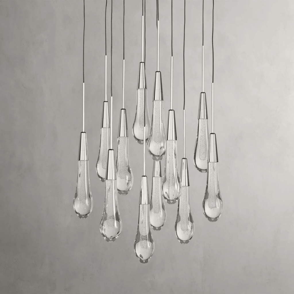 Soltaire Round Chandelier 17" 24" 36“ 58“ - fovolighting