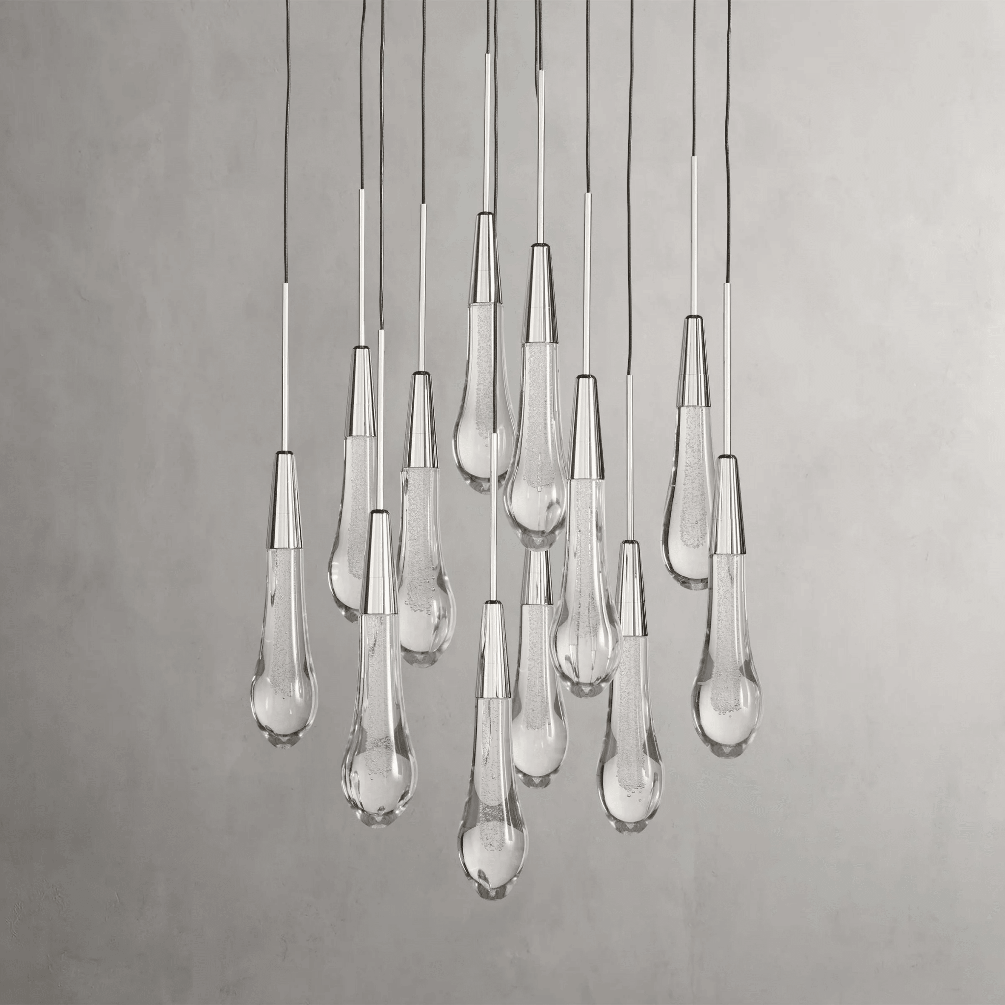 Soltaire Round Chandelier 17" 24" 36“ 58“ - fovolighting