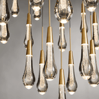 Soltaire Round Chandelier 17" 24" 36“ 58“ - fovolighting