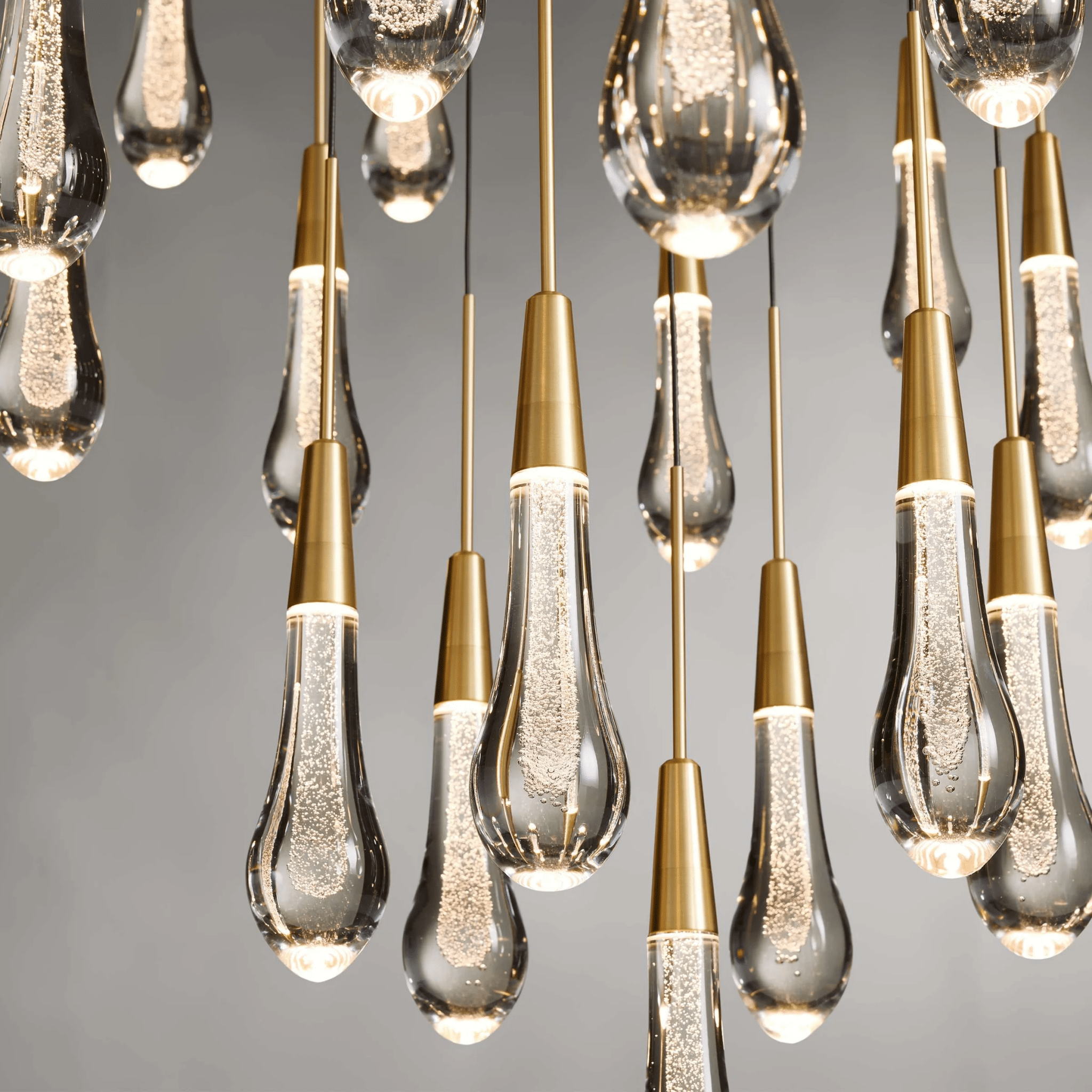 Soltaire Round Chandelier 17" 24" 36“ 58“ - fovolighting