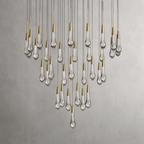Soltaire Round Chandelier 17" 24" 36“ 58“ - fovolighting