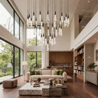 Soltaire Round Chandelier 17" 24" 36“ 58“ - fovolighting