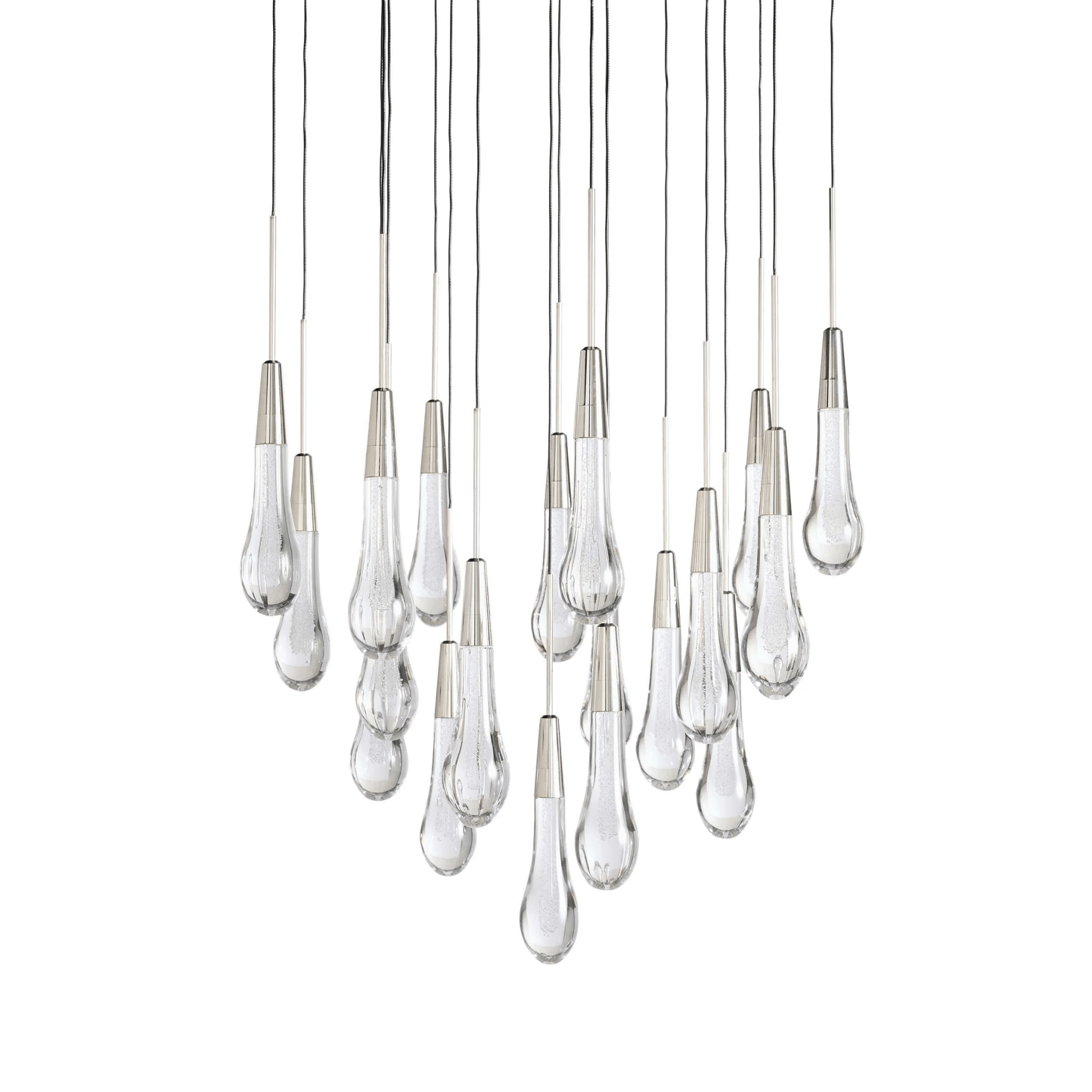 Soltaire Round Chandelier 17" 24" 36“ 58“ - fovolighting