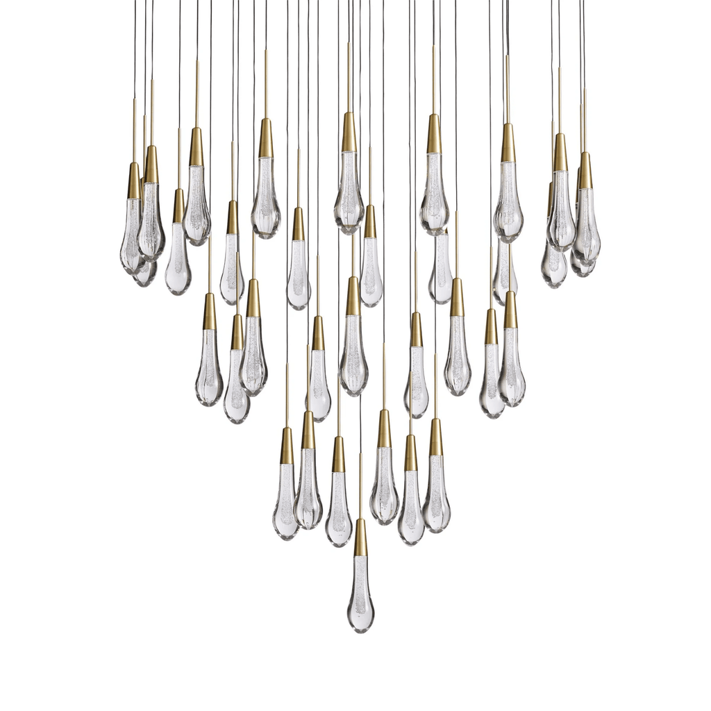 Soltaire Round Chandelier 17" 24" 36“ 58“ - fovolighting