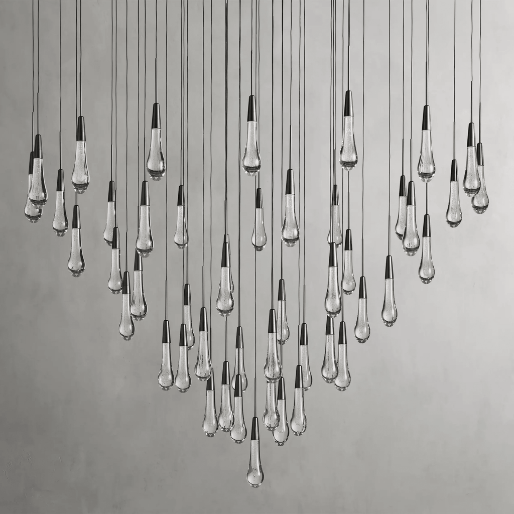Soltaire Round Chandelier 17" 24" 36“ 58“ - fovolighting