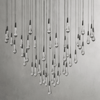 Soltaire Round Chandelier 17" 24" 36“ 58“ - fovolighting