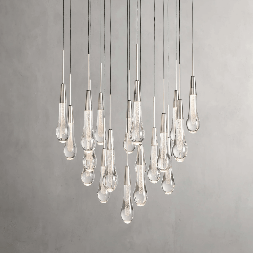 Soltaire Round Chandelier 17" 24" 36“ 58“ - fovolighting