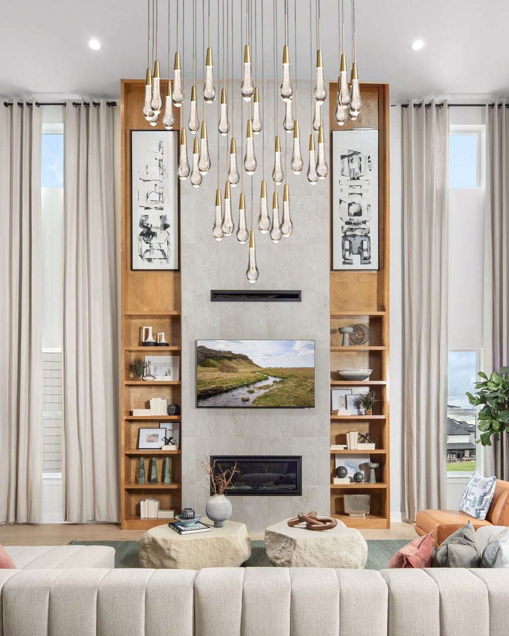 Soltaire Round Chandelier - fovolighting