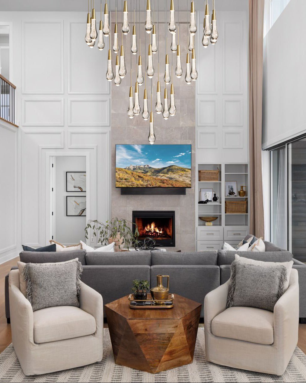 Soltaire Round Chandelier - fovolighting