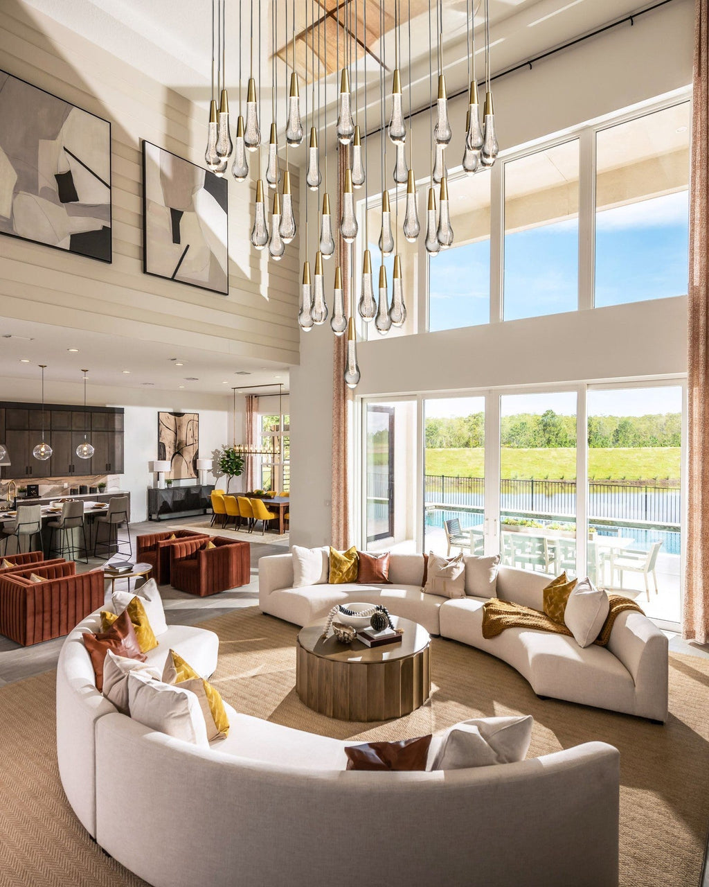 Soltaire Round Chandelier - fovolighting