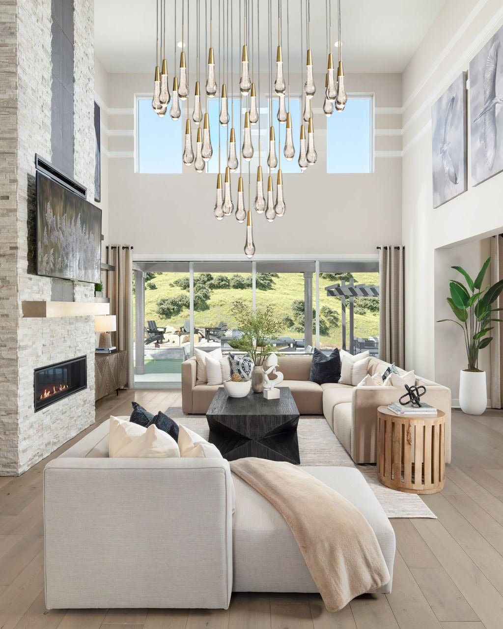 Soltaire Round Chandelier - fovolighting