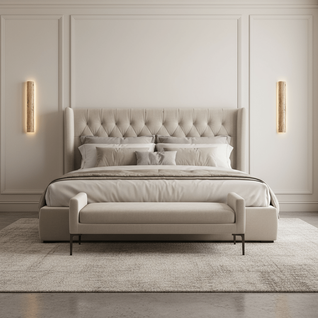 Solterra Travertine Sconce - fovolighting