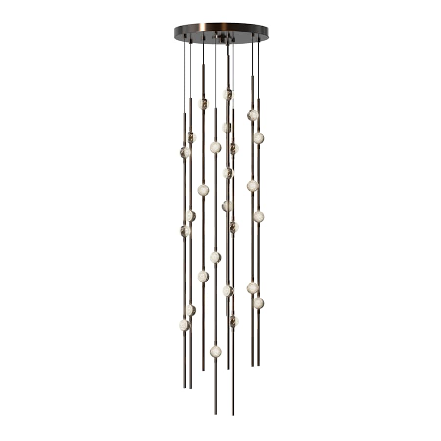 Sonne Constellation 12" Wide Beaded Chandelier 26 Light 2700K - fovolighting