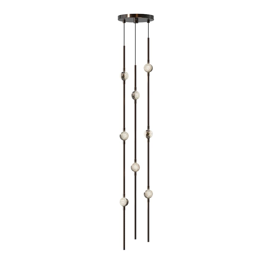 Sonne Constellation 6" Wide Beaded Chandelier - fovolighting